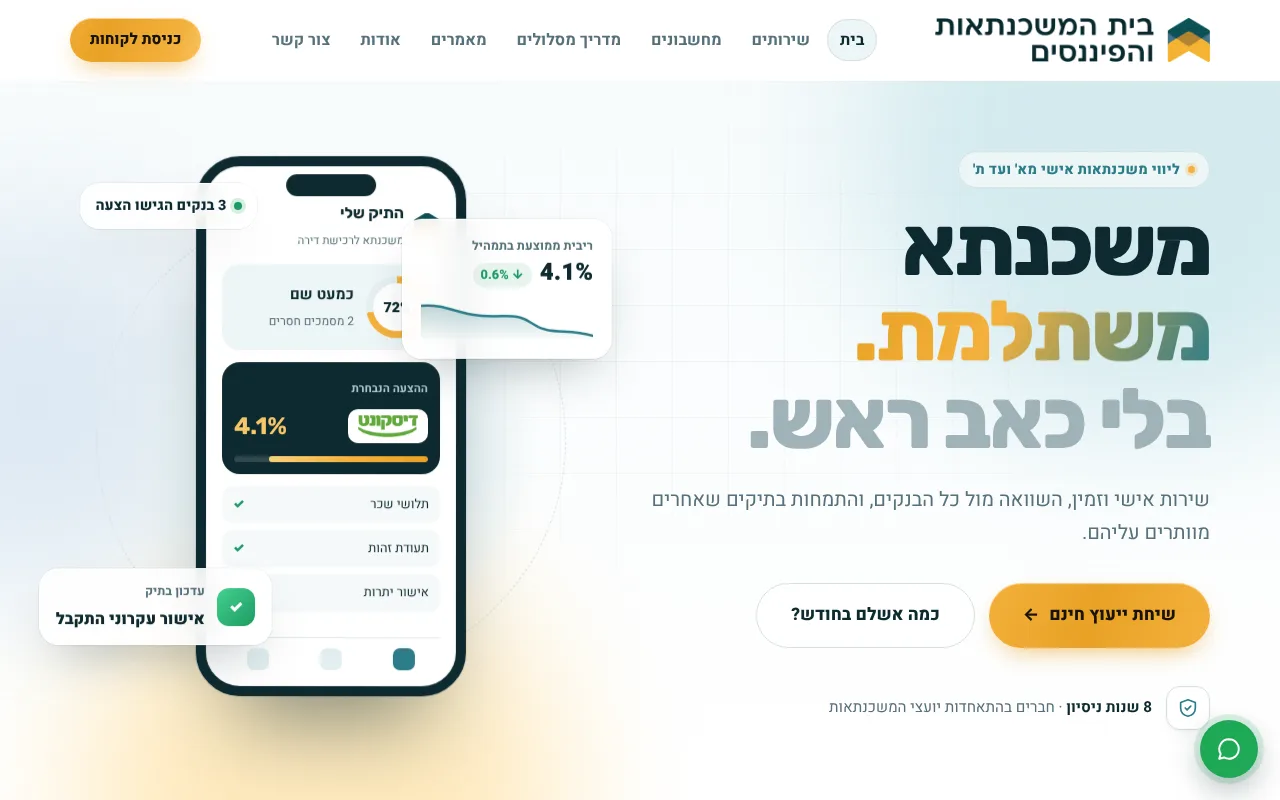 בית המשכנתאות והפיננסים